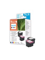 Peach Ink HP Combi Pack Nr. 301, 1x black 4.3ml 1x color 5.3ml