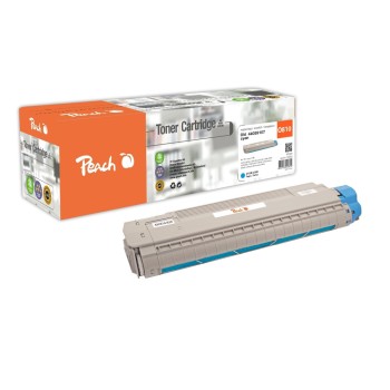 Peach Toner OKI 44059107 cyan, 8000 pages Peach Toner OKI 44059107 cyan, 8000 pages