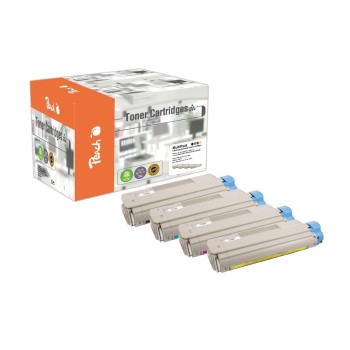 Peach Toner OKI C5600-Series Multi Pack, je 1x bk, c, m, y