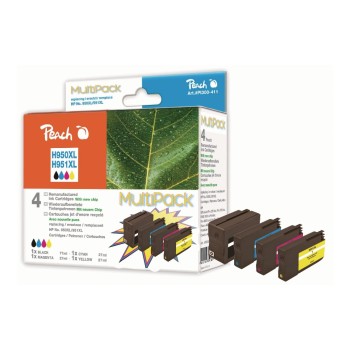 Peach Ink Combi Pack HP Nr. 951XL, 1x bk/c/m/y 1x78ml 3x27ml Peach Ink Combi Pack HP Nr. 951XL, 1x bk/c/m/y 1x78ml 3x27ml