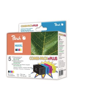 Peach Ink Combi Pack Plus HP Nr. 920XL, 2x bk/c/m/y for 7500 A/7500 A Peach Ink Combi Pack Plus HP Nr. 920XL, 2x bk/c/m/y for 7500 A/7500 A
