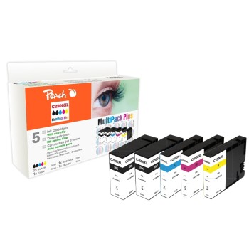 Peach PGI-2500 Multipack Plus, 2x76ml 2650S., 3x25ml 2300S. Peach PGI-2500 Multipack Plus, 2x76ml 2650S., 3x25ml 2300S.