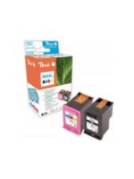 Peach Ink HP 62XL Multipack, 2x 18ml black + 1x color