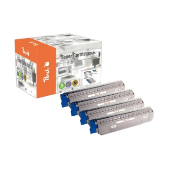 Peach Toner OKI MC861/851-series MultiPack, 1X 7000S., 3x7500 pages