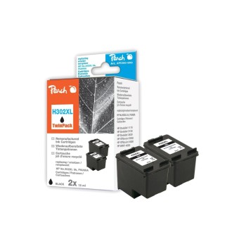 Peach Ink HP F6U68A 302XL black Twinpack, 2x15ml 490 pages Peach Ink HP F6U68A 302XL black Twinpack, 2x15ml 490 pages