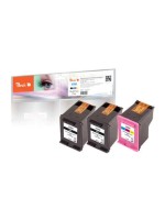 Peach Tinte HP CC640EE/CC643EE Multipack +, black+color, je 2x4.3ml, 1x9 ml