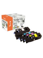 Peach Kits de toner Epson C13S050611-4 noir/Cyan/Magenta/Yellow