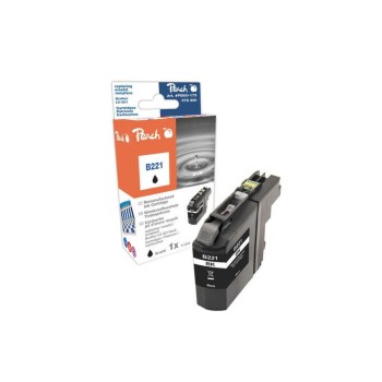 Peach Ink Brother LC-221 black, 12ml 290 pages Peach Ink Brother LC-221 black, 12ml 290 pages