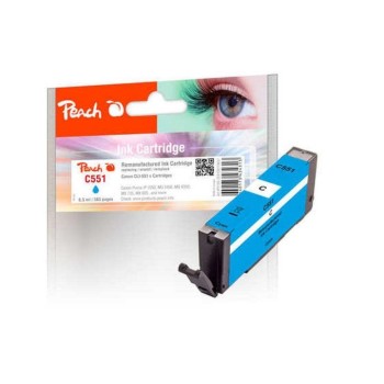 Peach Ink Canon CLI-551 cyan, zu IP7250, MG5450, MG6350, 8.5ml Peach Ink Canon CLI-551 cyan, zu IP7250, MG5450, MG6350, 8.5ml