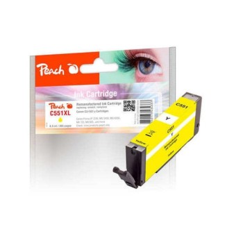 Peach Ink Canon CLI-551 yellow, zu IP7250, MG5450, MG6350, 8.5ml Peach Ink Canon CLI-551 yellow, zu IP7250, MG5450, MG6350, 8.5ml