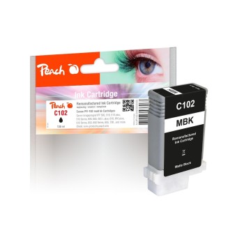 Peach Ink Canon PFI-102, matt black, 130ml Peach Ink Canon PFI-102, matt black, 130ml