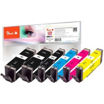 Peach Ink Canon PGI-550,CLI551MP+, 2x13,4x8.5ml, 2xbk, pbc,c,m,y Peach Ink Canon PGI-550,CLI551MP+, 2x13,4x8.5ml, 2xbk, pbc,c,m,y