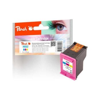 Peach Ink HP F6V24AE, No652, color, 8 ml, 210 pages Peach Ink HP F6V24AE, No652, color, 8 ml, 210 pages