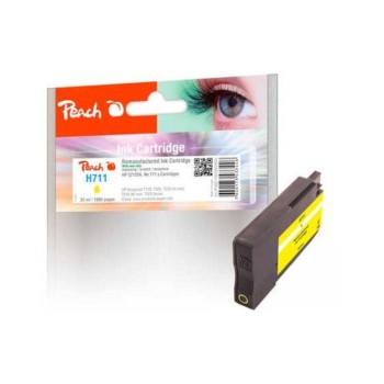Peach Ink HP CZ132A, No 711, yellow, 32ml, 1885 pages Peach Ink HP CZ132A, No 711, yellow, 32ml, 1885 pages