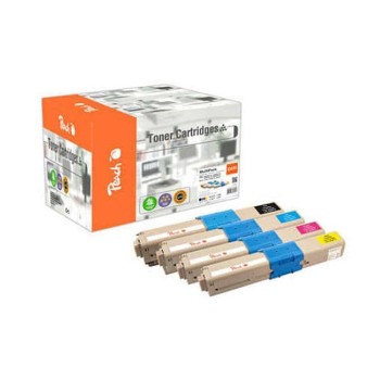 Peach Toner OKI C332-series MultiPack, bk, c, m, y, for C332/MC363