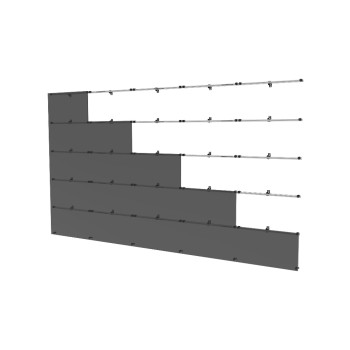 Peerless-AV DS-LEDUNV610-5x5, Wandhalterung, 5x5, LED Tiles bis 610mm Peerless-AV DS-LEDUNV610-5x5, Wandhalterung, 5x5, LED Tiles bis 610mm