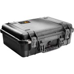 Peli Mallette de protection 1500 avec garniture en mousse, Noir