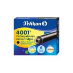 Pelikan Cartouche d’encre 4001 Noir, 6 pièces