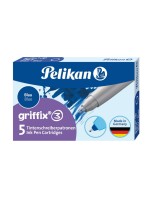 Pelikan Cartouche d’encre Griffix Bleu roi, 5 pcs