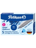 Pelikan Tintenrollerpatrone Twist eco blue, 10 Stück