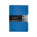 Herlitz my.book flex Notizheft A5, 40 Blatt kariert 5x5mm, blue