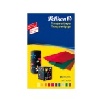 Pelikan Transparentpapier, 10 Blatt, farbig assortiert