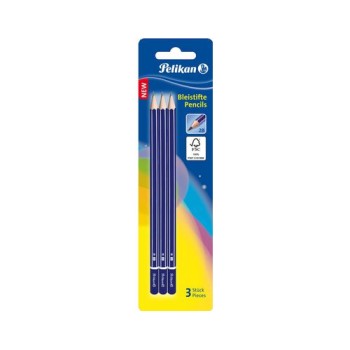 Pelikan Bleistift Härtegrad 2B, 3 Stück