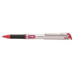 pentel Stylo à encre gel Liquid EnerGel avec pointe métallique de 0.7 mm, rouge