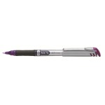 pentel Stylo à encre gel Liquid EnerGel avec pointe métallique de 0.7 mm, violet