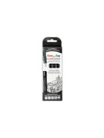 Pentel Fineliner Pigment POINTLINER, 5er Set black 