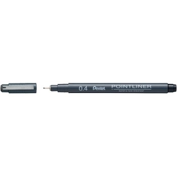 pentel Fineliner Pigment 0.4 mm, Noir pentel Fineliner Pigment 0.4 mm, Noir