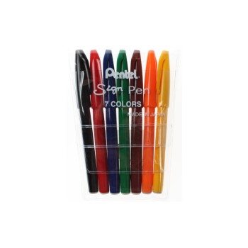 pentel Feutres de coloriage Sign Pen 7er Multicolore pentel Feutres de coloriage Sign Pen 7er Multicolore