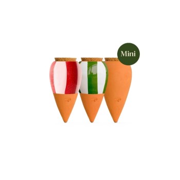pepin Fontaine à eau Mini Ollas Terre cuite, lot de 3