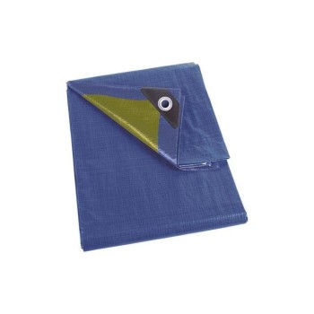 ABDECKPLANE - BLAU/KHAKI - STARK, 5 x 8 m ABDECKPLANE - BLAU/KHAKI - STARK, 5 x 8 m