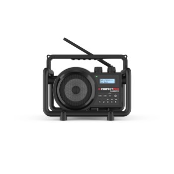 PERFECTPRO DABBOX, DAB+ Baustellenradio, Bluetooth, AUX In, IP54 PERFECTPRO DABBOX, DAB+ Baustellenradio, Bluetooth, AUX In, IP54