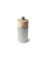 Peugeot Salzmühle Line 12cm, Naturholz/Aluminium