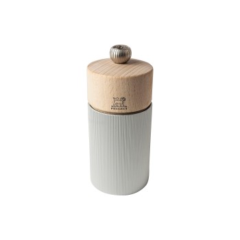 Peugeot Salzmühle Line 12cm, Naturholz/Aluminium