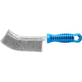 Pferd Brosse à main courbée, Acier inoxydable Pferd Brosse à main courbée, Acier inoxydable