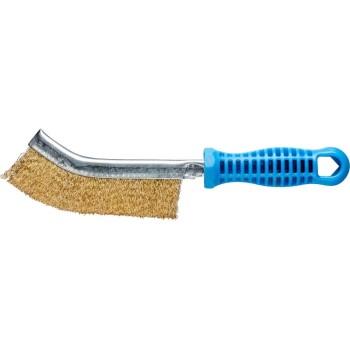 Pferd Brosse à main courbée, Laiton Pferd Brosse à main courbée, Laiton