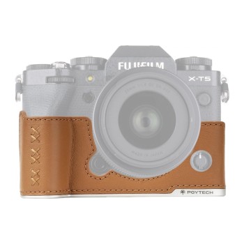 PGYTECH Leather Camera Case, For FUJIFILM X-T5 Clay Brown PGYTECH Leather Camera Case, For FUJIFILM X-T5 Clay Brown