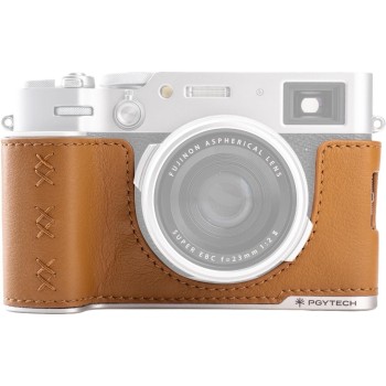 PGYTECH Leather Camera Case, For FUJIFILM X10VI Clay Brown PGYTECH Leather Camera Case, For FUJIFILM X10VI Clay Brown