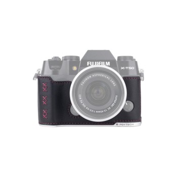 PGYTECH Leather Camera Case, For FUJIFILM X-T50 / Midnight Black