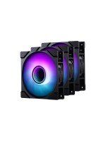Gehäuselüfter M25 D-RGB 120 3er, 120x120x25mm, 3er. Schwarz