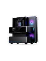 Phanteks EX5 Plus RGB Boîtier ATX mi-tour noir avec refroidissement par eau de 360 mm