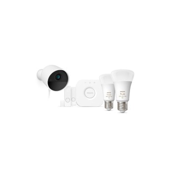 Philips Hue Secure Kamera Bundle, Cam, Bridge, 2xLM, 2xSensor Philips Hue Secure Kamera Bundle, Cam, Bridge, 2xLM, 2xSensor
