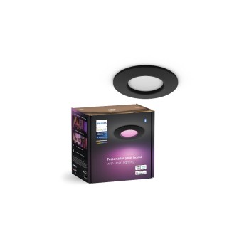Philips Hue Slim Recessed Spot, black 90mm