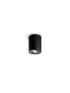 Philips Hue White Ambiance Pillar Spot unique, extension de l'installation GU10, noir