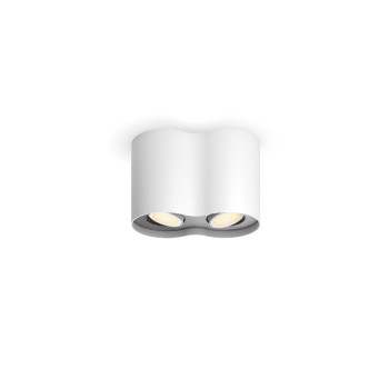 Philips Hue White amb. Pillar Spot, 2 flg. white 2x350lm with Dimmschalter
