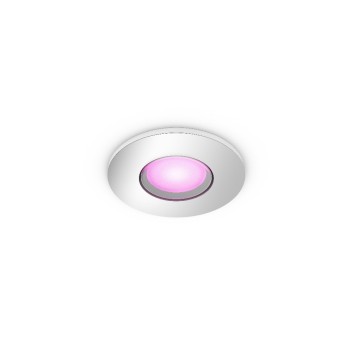 Philips Hue White & Col. amb. Xamento, Einbauspot silver 350lm