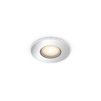 Philips Hue White amb. adore Deckenspot, rund silver 350lm